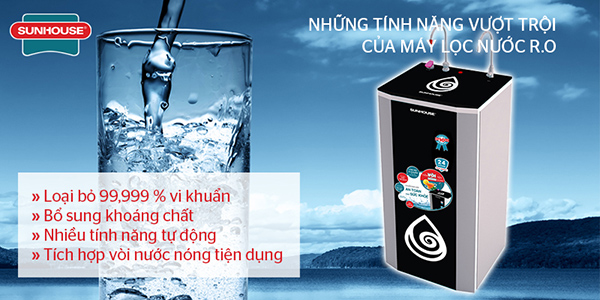 Tìm mua sản phẩm trang bị công nghệ lọc nước tốt nhất tại Điện Máy Chợ Lớn